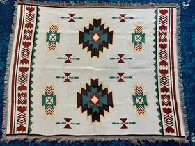 5924 C. Department Turkish Kilim Boho Home Decor Woven Blankets Tapestry Jacquard Throws 51 Inch X63