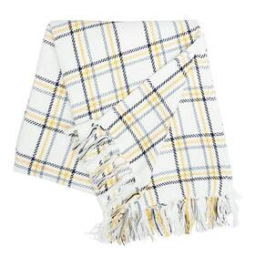 C&f Home 008246326410 Throw Blanket Honey Bee Plaid 50 Inch X 60