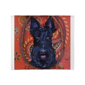 1940767956c5684 Cafepress Black Scottie Dog Throw Blanket Super Soft Fleece Plush 60 Inch X50