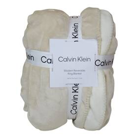 Calvin Klein 883893925892 Modern Reversible Plus King Blanket 108 Inch X 90 Soft Cozy Polyester