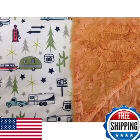 B01m8o0isg Camp Casual Throw Blanket For Camping - Plush Reversible Indoor Outdoor