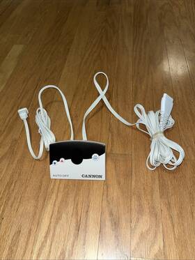 250609 Cannon Genuine Electric Blanket Controller 4 Prong Lot No. Auto Off Works