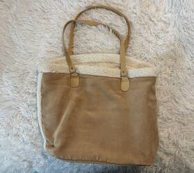 Cannon 784857430103 - Tan And Cream 50 X 60 Inch Suede / Sherpa Stadium Throw Tote Bag