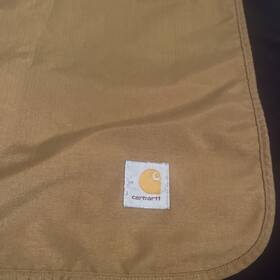 A316 Carhartt Brn Reversible Fleece Blanket Brown Black 47x57 Work Camp Throw A316 Carhartt Brn Reversible Fleece Blanket Brown Black 47x57 Work Camp Throw