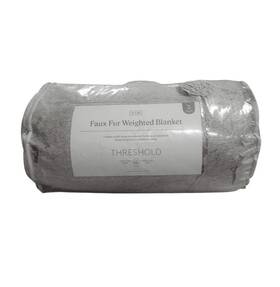 54497698 Casaluna Threshold 15 Lb Weighted Faux Fur Throw Blanket 80 Inch X 55
