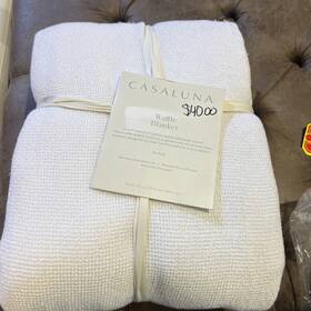 87685559 Casaluna King Casaluna- Waffle Blanket Natural -