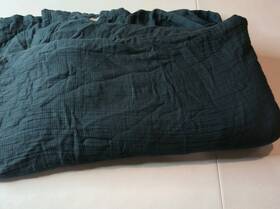 91972558 Casaluna Rayon From Bamboo Matelasse Blanket Full Queen Blue Light -