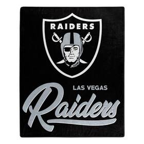 9060427005 Caseys 50 X 60 Inch Las Vegas Raiders Raschel Signature Design Blanket
