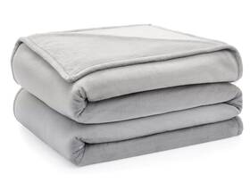 Casual Living 008889325887 32588 Extra Long Size Hypoallergenic Flannel Fleece Bed Blanket Premium Silky