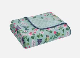 Casual Living 008889361380 New Reversible Luxe Plush Throw Size 50in X 70in