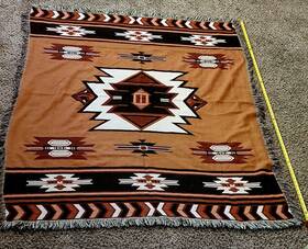 Cchyf 619295552561 Aztec Throw Blanket Native American Southwestern Boho Decor Reversibl