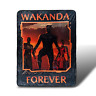 Cfbf-bp-wfor Marvel Black Panther Wakanda Forever Fleece Blanket Merchandise 696596482407