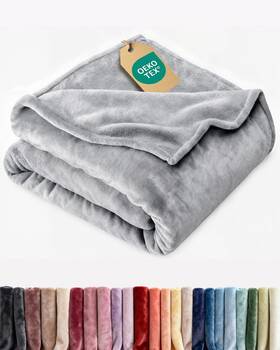 Cgk Unlimited 056794216474 Ultra Soft Fleece Blanket Throw Size - Flannel Luxury