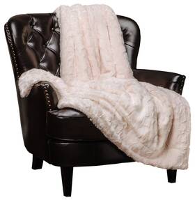 Chanasya 727612890729 Premium Wolf Faux Fur Throw Blanket - Soft Fuzzy Sherpa And Minky Thr