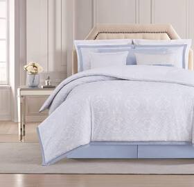 Dc3019kg-1800 Charisma Settee Duvet Set King White/blue