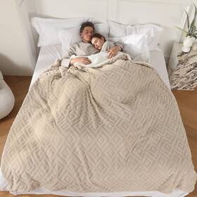 Ycdm-eb8490 Chioky Electric Blanket Queen Size Heated With 5 Heat Settings And 10 Time Setti