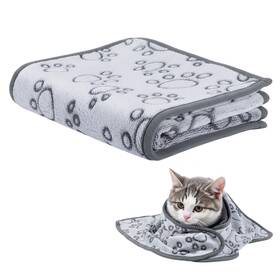 J1mlshig Ciatbyyj 749565 1 Premium Soft Dog Blanket For Medium Dogs Washable Flannel 30 Inch X20 Grey