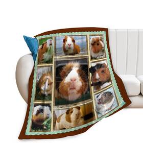 Citoir 067364996991 Guinea Pig Blanket Cute Throw Lovely Animal Pet Fuzzy Blan