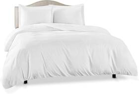 Dvtcc18f Clara Clark Vc Wht Duvet Cover Ultra Soft Double Brushed Microfiber - Full White