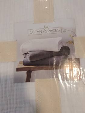 82326864 Clean Spaces New King 100% Cotton Gauze Bed Blanket White - 108 Inch X 90