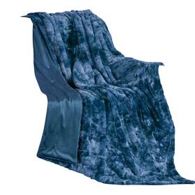 Gmpl203290-grey Collections Etc Cozy Tie Dye Faux Fur Throw Blanket 50 Inch X 60