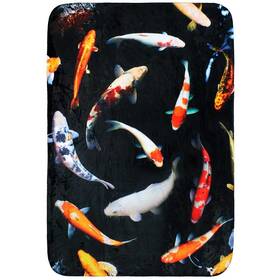 College Covers 842141064042 Koi Fish Soft And Comfy Throw Blanket 42 Inch X 60 Etc-subthanimals