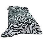 236zeb College Covers Print Throw Bedspread Blanket Zebra