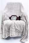 Comfort-grey Fur Ac Pacific Luxury Throw Blanket Grey Faux 652012703143