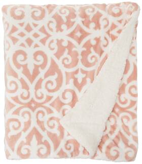 Comfort Spaces 086569082374 Ultra Soft And Cozy Sherpa Reversible Throw Blankets For Couch Bed Plush