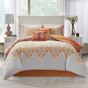 Comfort Spaces Cozy Comforter Set-modern Classic Design All Season Down