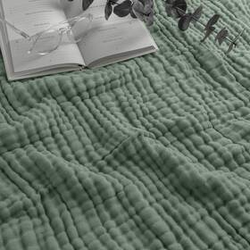 Comfy Cubs 810118110122 Cotton Blanket King Size For Bed Soft Muslin Blankets 108 Inch X90 Lightweight Breat