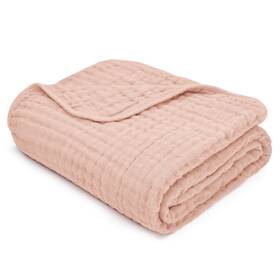 B0b77zn1jx Comfy Cubs Muslin Baby Swaddle Blanket - 6-layer Cotton Soft Lightweight 40 Inch X