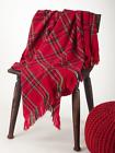 Comin16ju025991 Fennco Styles Classic Red Plaid Design Throw Blanket 787699863726