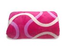 Comin18ju010988 Vera Oversized Reversible Extra Comfortable Microfiber Blanket Pink 046076020696