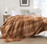 Comin18ju042258 Berkshire Blanket Serasoft Sturbridge Plaid Mocha Queen 689788853291