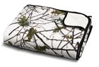 Comin18ju049739 Trailcrest Soft Touch Reversible Camo Throw Blanket Snow 758576723150