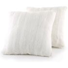Comin18ju059872 Set Of Decorative Throw Pillows Reversible Faux Fur 723169673938
