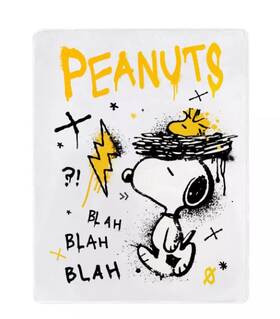 Ffmi0004fb Concept One Peanuts Snoopy Graffiti Fleece Blanket