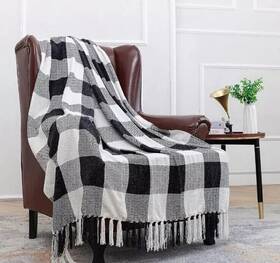 Contempo Lifestyles 810020740998 Blankets - Buffalo Plaid Throw Blanket Decorative Classic Comfort