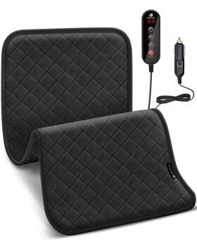 Coococo 676327308503 12v/24v Car Heated Blanket 12 Inch X 24 Onyx