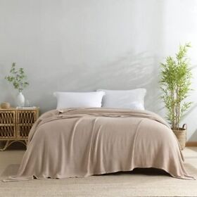 Cooling Throw Blanket 100% Bamboo Viscose For Hot Sleeper