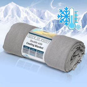 Cooling Throw Blanket For Hot Sleepers Summer Blankets With Double Sided Cold