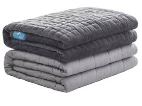 60x8015lbsqueen Coolzen Cooling Weighted Blanket 15 Lbs With Removable Cover Heavy