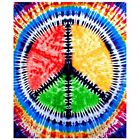 Copeaceth Ramatex Unisex Coral Fleece Peace Sign Throw 841324113706