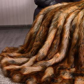 Us-2t1067 Costway Luxury Plush Faux Fur Throw Blanket Soft Warm Fluffy For Bed Home 84 Inch X 58