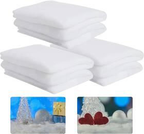 Cosweet 744759089410 3 Pack X 8 Ft Fake Snow Blanket Thickened Christmas Faux Sheet Artificia