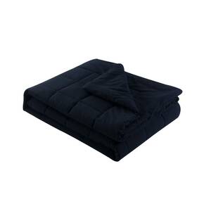Cotton Loft 848342024748 Messy Bed Washed Throw 50 Inch X 70 Black