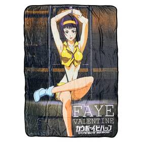 Cowboy Bebop 670711196400 Faye Valentine Cuffed Fleece Throw Soft Lightweight Blanket 45x60 I