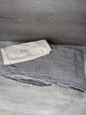 Coyuchi 803263071615 Full-queen Topanga Organic Cotton Matelasse Blanket Warm Stripe 90 Inch X 92