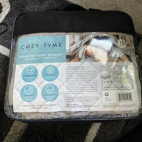 Cozy 810010642349 Tyme Weighted 12lb Duvet Blanket 48 Inch X 72